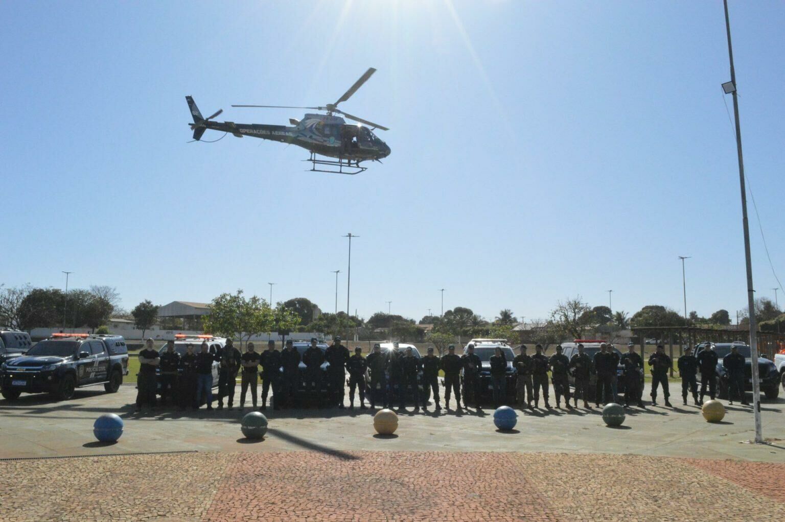 Imagem de compartilhamento para o artigo Megaoperação policial com apoio aéreo cumpre mandados e desarticula grupos criminosos em Sonora e Pedro Gomes da MS Todo dia